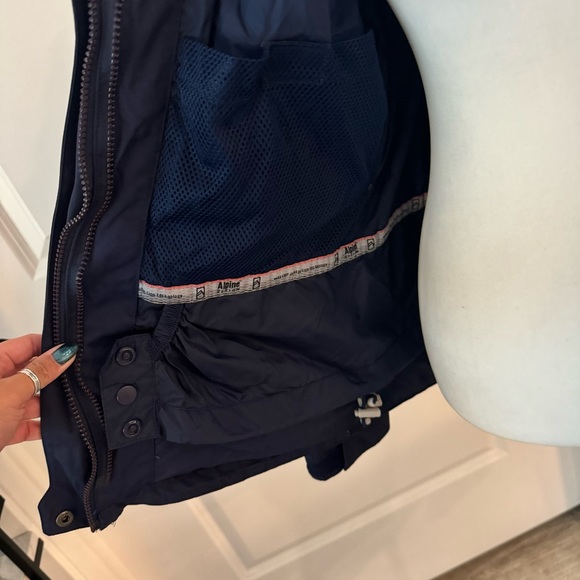 Vintage Authentic Alpine Design Navy and Light blue women’s Jacket - Picture 3 of 11